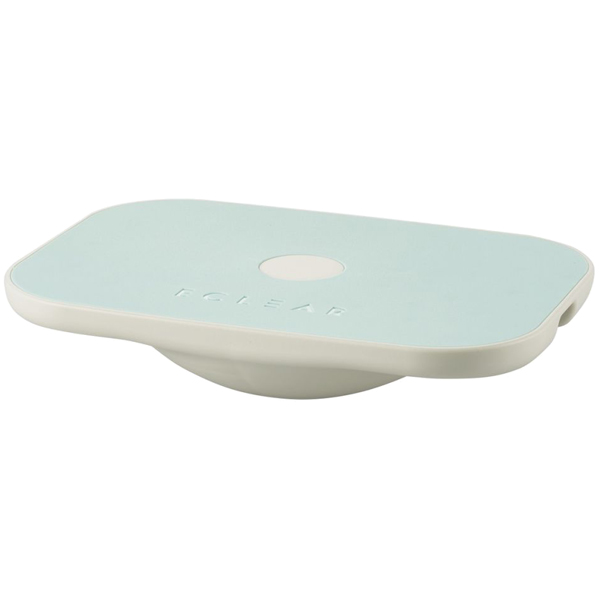 コンパクトバランスボード/足つぼマット/エクリアスポーツ/2Way/体幹トレーニング/足裏刺激/滑り止め付/B5サイズ/ライトブルー