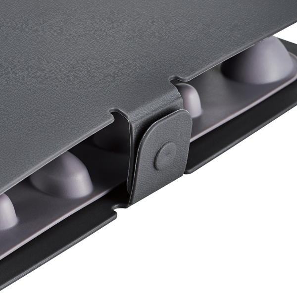 エクリアストレッチ/足つぼマット/オフィスストレッチ/B5サイズ/ブック型/グレー