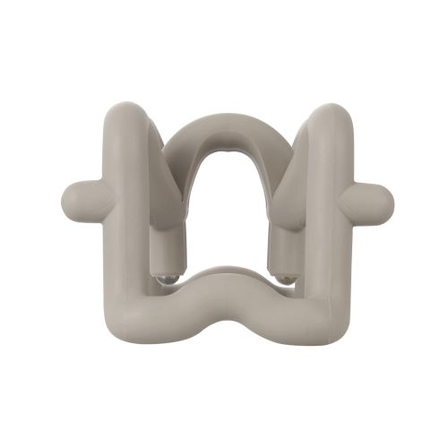 エクリア/首の筋肉のコリほぐし/金属ボール/リバーシブル/グレー