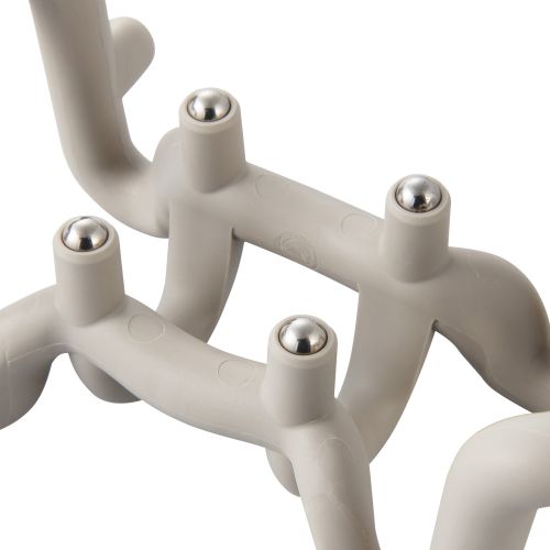 エクリア/首の筋肉のコリほぐし/金属ボール/リバーシブル/グレー