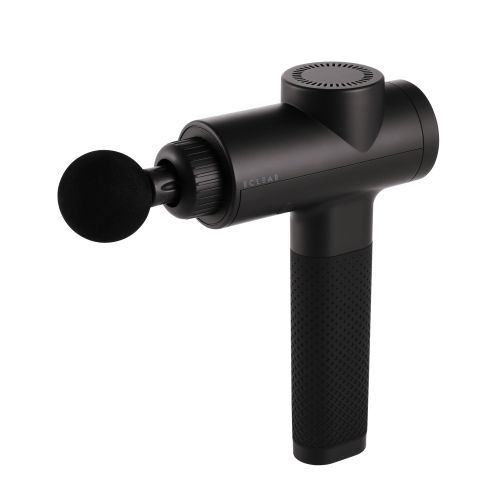 リフレッシュガン/ECLEAR/ハイパワーモデル/スマートスピードモード搭載/6段階強さ調整/ストローク12mm/アタッチメント4種付属/ブラック