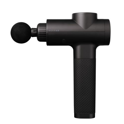 リフレッシュガン/ECLEAR/ハイパワーモデル/スマートスピードモード搭載/6段階強さ調整/ストローク12mm/アタッチメント4種付属/ブラック