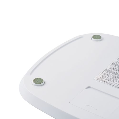 エクリア体組成計/大画面/測定項目一覧表示/8項目測定可能/ホワイト