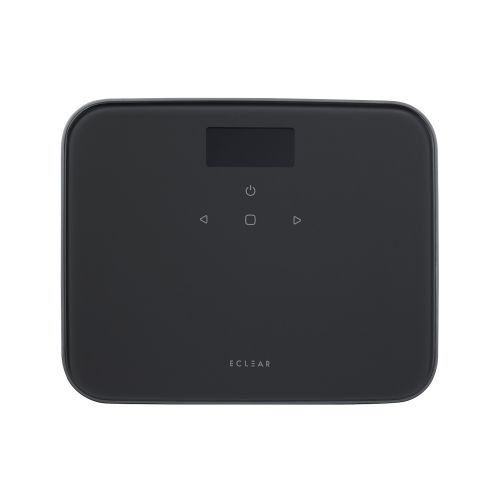 エクリア体重計/BMI表示可能/チャコールブラック