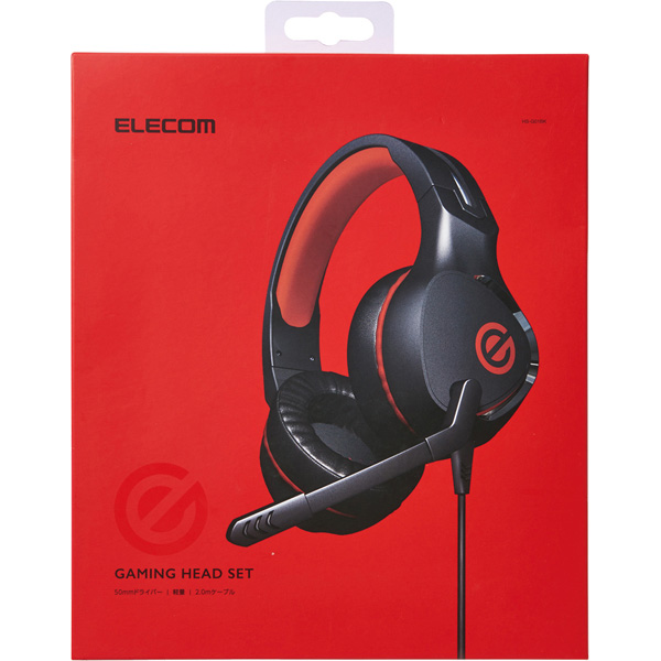 ゲーミングヘッドセット/両耳オーバーヘッド/4極ミニプラグ/50mmドライバ/極厚イヤーパッド/コントローラ付属/ブラック