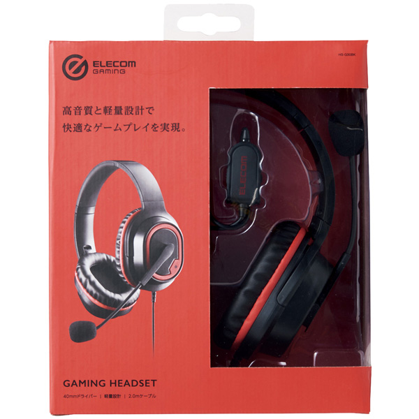 ゲーミングヘッドセット/HS-G30/オーバーヘッド/ブラック