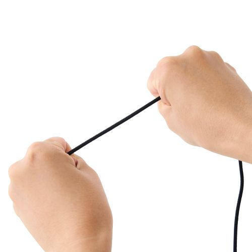 有線ヘッドセット/片耳オーバーヘッド/小型/USB-A/1.8m/ブラック