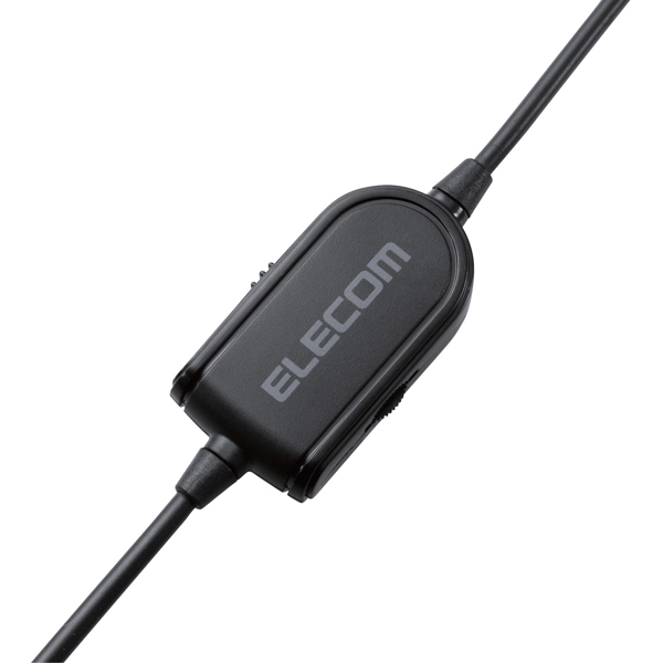 オーバーヘッドタイプヘッドセット/両耳/4極/変換ケーブル付/40mmドライバ/ブラック