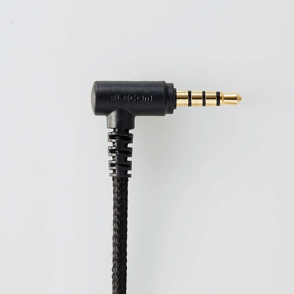 子ども専用ヘッドセット/回転式マイクアーム付き/軽量/両耳/4極Φ3.5mm/ブラック