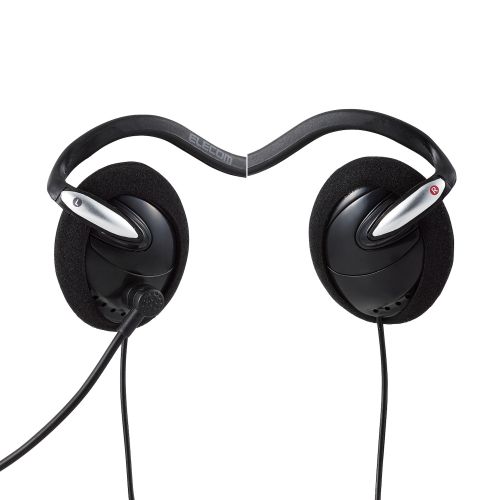 有線ヘッドセット/両耳ネックバンド/USB-A/1.8m/ブラック