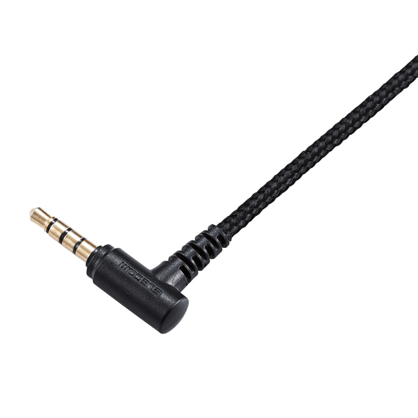 有線ヘッドセット/ネックバンド型/折りたたみ式/4極φ3.5mm/変換ケーブル付/両耳/ブラック