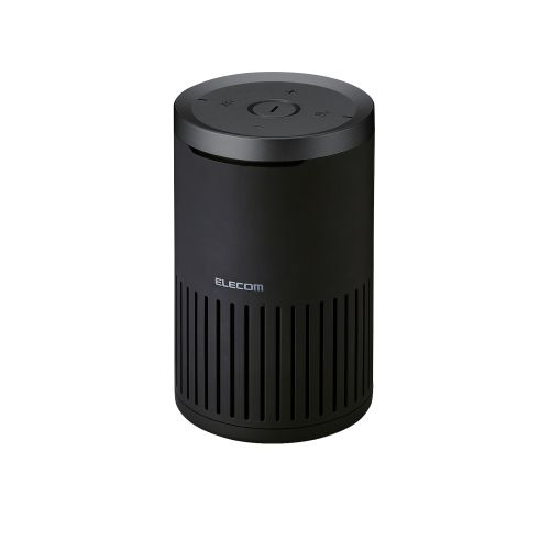 会議用スピーカーフォン/ノイズリダクション/エコーキャンセラー/オートゲインコントロール対応/無指向性マイク/有線/USB-A/ブラック