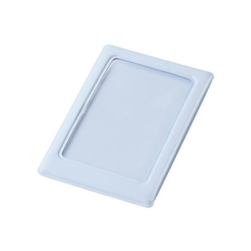 チェキアクセサリ/フォトケース/ぷっくりフレーム/推し活/MagSafe対応/マグネット吸着/カラフル/ブルー