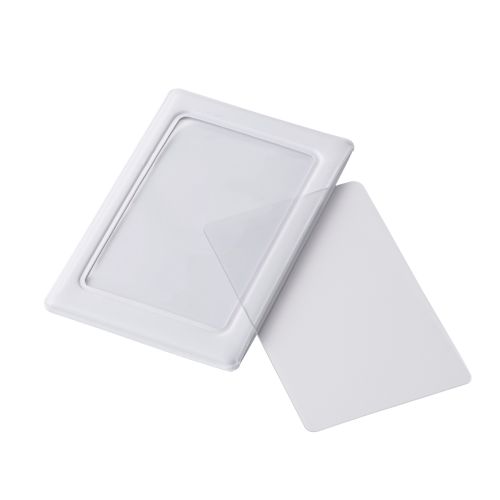 チェキアクセサリ/フォトケース/ぷっくりフレーム/推し活/MagSafe対応/マグネット吸着/カラフル/ホワイト