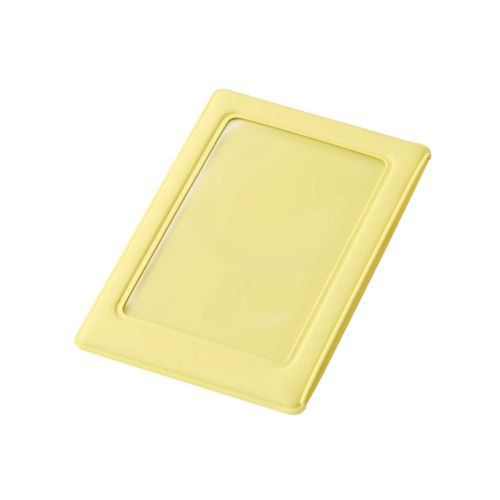 チェキアクセサリ/フォトケース/ぷっくりフレーム/推し活/MagSafe対応/マグネット吸着/カラフル/イエロー