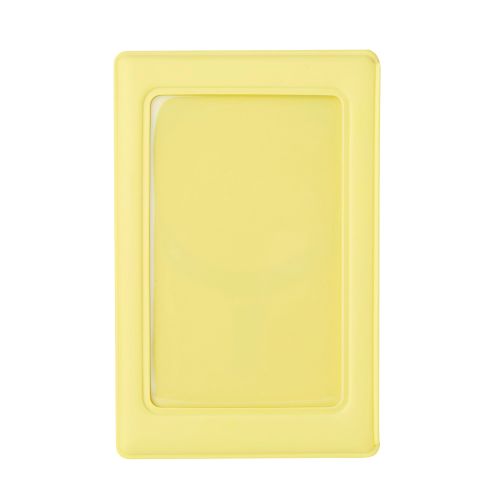 チェキアクセサリ/フォトケース/ぷっくりフレーム/推し活/MagSafe対応/マグネット吸着/カラフル/イエロー