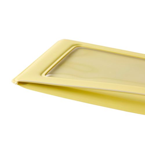 チェキアクセサリ/フォトケース/ぷっくりフレーム/推し活/MagSafe対応/マグネット吸着/カラフル/イエロー