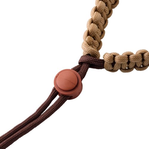 チェキアクセサリ/ハンドストラップ/汎用/編み系/ブラウン