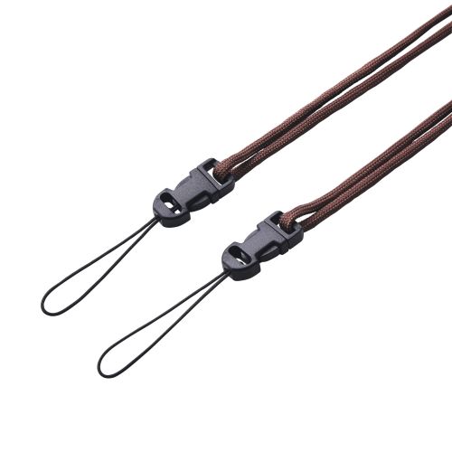 チェキアクセサリ/ショルダーストラップ/汎用/編み系/ブラウン