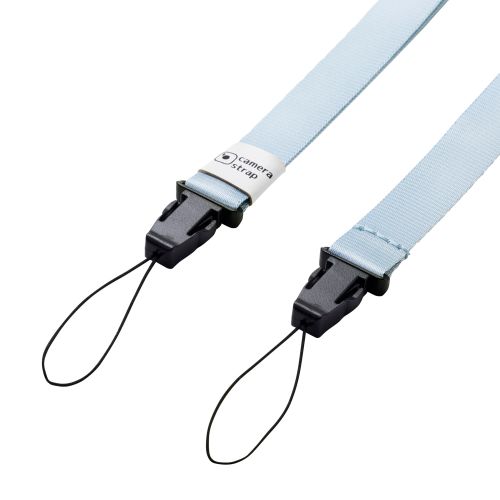 チェキアクセサリ/ストラップ/mini12用/カラフル/ブルー