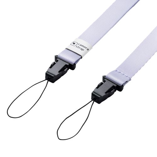 チェキアクセサリ/ストラップ/mini12用/カラフル/ラベンダー