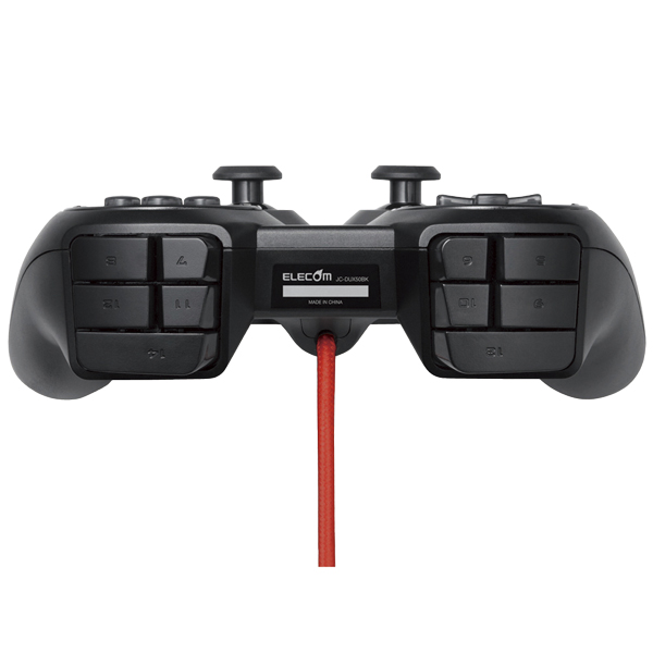 USBゲームパッド/24ボタン/MMOゲーミング/DUXシリーズ/ブラック