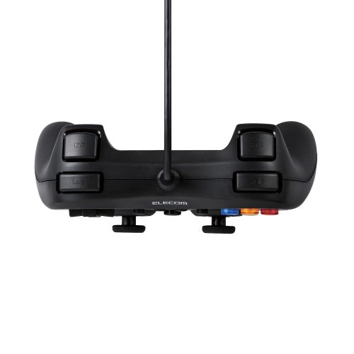 ゲームパッド/有線/Xinput/PS系配置/FPS仕様/メカニカルトリガー/スティックカスタマイズ対応/振動/ブラック