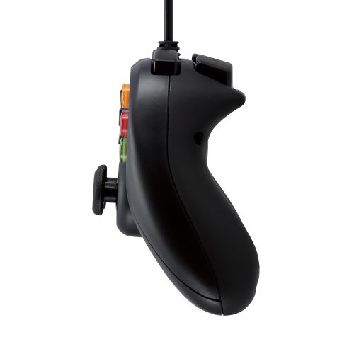 ゲームパッド/有線/Xinput/PS系配置/FPS仕様/メカニカルトリガー/スティックカスタマイズ対応/振動/ブラック