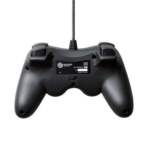 ゲームパッド/有線/Xinput/Xbox系配置/FPS仕様/メカニカルトリガー/スティックカスタマイズ対応/振動/ブラック