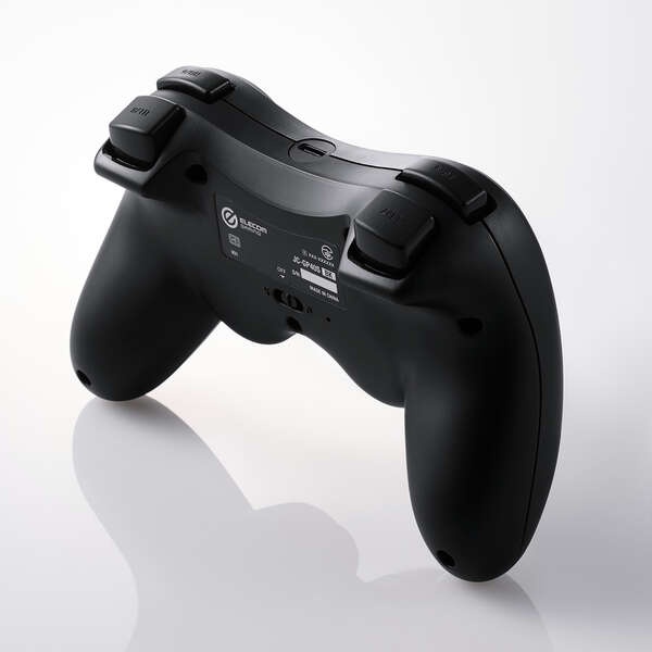 ゲームパッド/無線・有線/XInput/DirectInput/PS系配置/充電式/13ボタン/ブラック