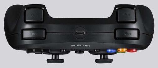 ゲームパッド/無線・有線/XInput/DirectInput/PS系配置/FPS特化仕様/充電式/13ボタン/ブラック