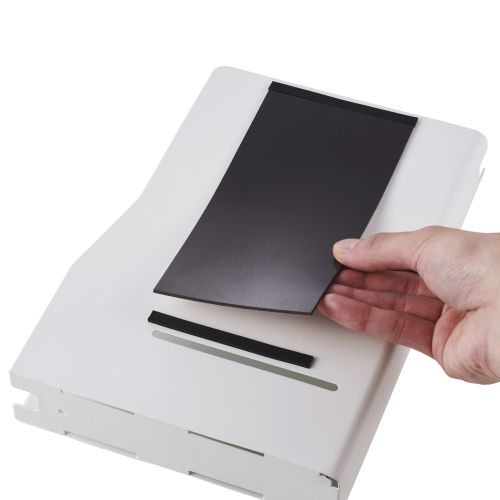 冷蔵庫アクセサリ/プリントケース/マグネット式/ホワイト