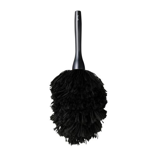 クリーニングブラシ/モップタイプ/除電/マグネット吸着/ブラック