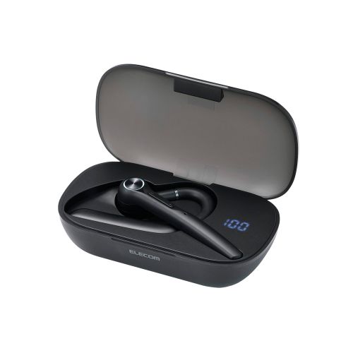 Bluetoothヘッドセット/充電ケース付き/耳掛け