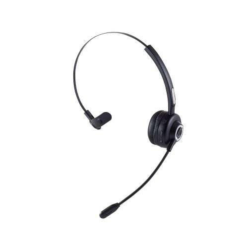 Bluetooth片耳ヘッドセット/オーバーヘッドタイプ/充電台付/ブラック