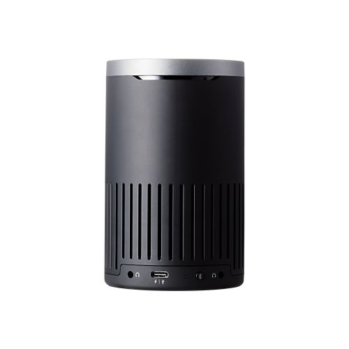 会議用スピーカーフォン/ノイズリダクション/エコーキャンセラー/オートゲインコントロール対応/無指向性マイク/有線(USB-A)/Bluetooth/ブラック