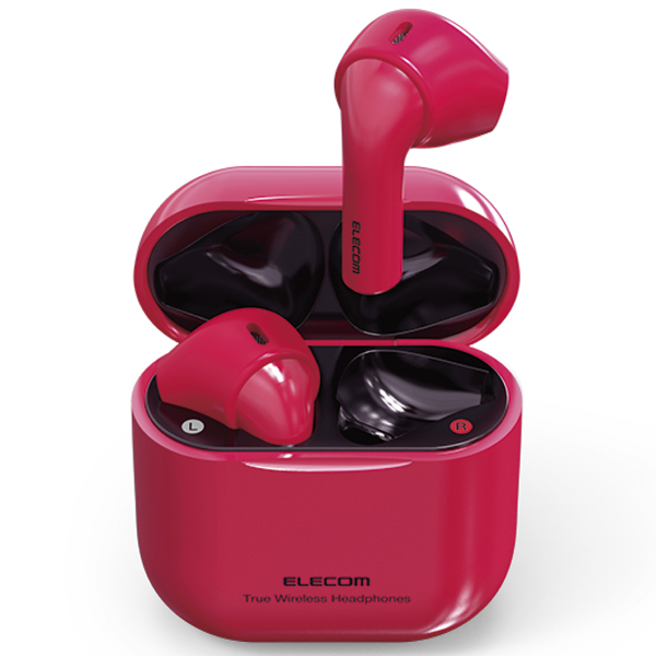 Bluetoothイヤホン/完全ワイヤレス/AAC対応/セミオープン型/ピンク