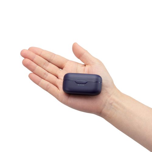 Bluetoothイヤホン/完全ワイヤレス/AAC対応/低遅延モード/ネイビー