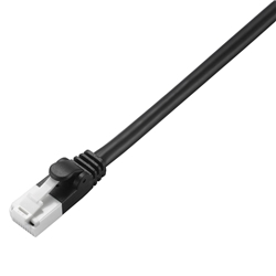 EU RoHS指令準拠 ツメ折れ防止LANケーブル(Cat5E)/3.0m/簡易パッケージ仕様/ブラック