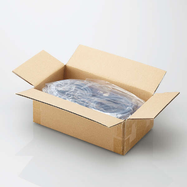 LANケーブル/CAT5e準拠/EU RoHS指令準拠/爪折れ防止/簡易パッケージ仕様/1m/ブルー/10個セット