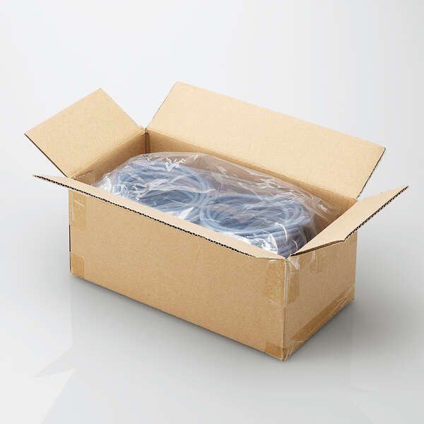 LANケーブル/CAT5e準拠/EU RoHS指令準拠/爪折れ防止/簡易パッケージ仕様/3m/ブルー/10個セット