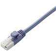 クロスLANケーブル/CAT5E準拠/爪折れ防止/1m/ブルー