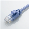 CAT5e準拠 やわらかLANケーブル 3m(ブルー)