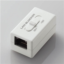 通信遮断機能付きRJ-45中継コネクタ(10/100BASE-TX対応)