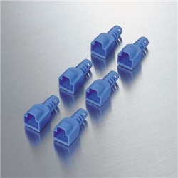 コネクタ保護カバー 先付けタイプ ブルー 6個入り