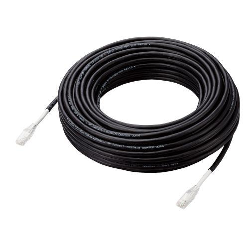 LANケーブル/CAT6A/屋外対応/30.0m/ブラック