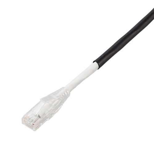 LANケーブル/CAT6A/屋外対応/50.0m/ブラック