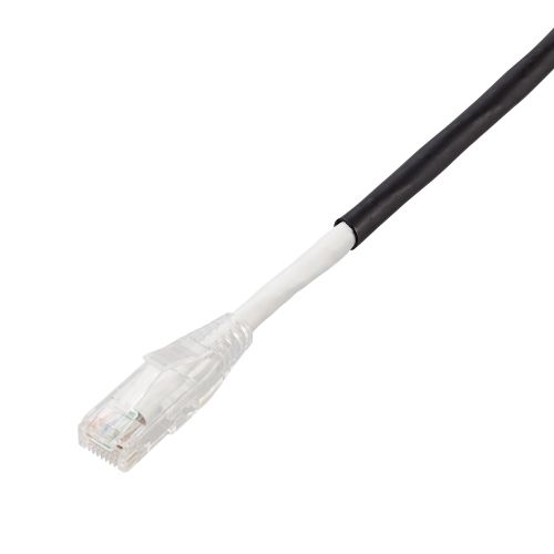 LANケーブル/CAT6A/屋外対応/80.0m/ブラック