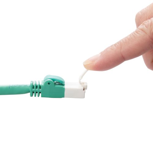 LANケーブル/CAT6A対応/EU RoHS指令準拠/爪折れ防止/簡易パッケージ仕様/5.0m/グリーン