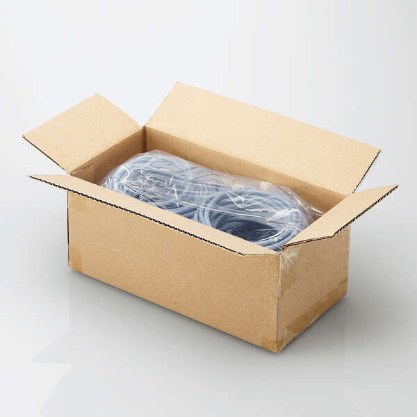 LANケーブル/CAT6準拠/EU RoHS指令準拠/爪折れ防止/簡易パッケージ仕様/3m/ブルー/10個セット